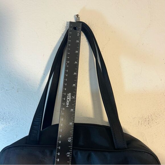 St John ladies Bag black gold double handle nylon capsule packable minimalist - Picture 8 of 13